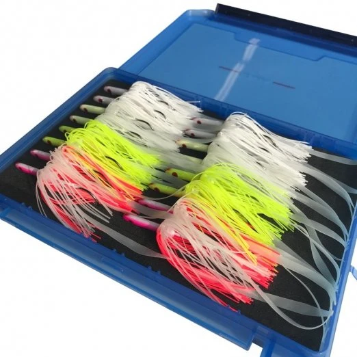 Lure Accessories Tsunami Glass Minnow Teaser W/ Silicone Skirt Bundle 4 Lure Accessories Tsunami Glass Minnow Teaser W/ Silicone Skirt Bundle - Image 2