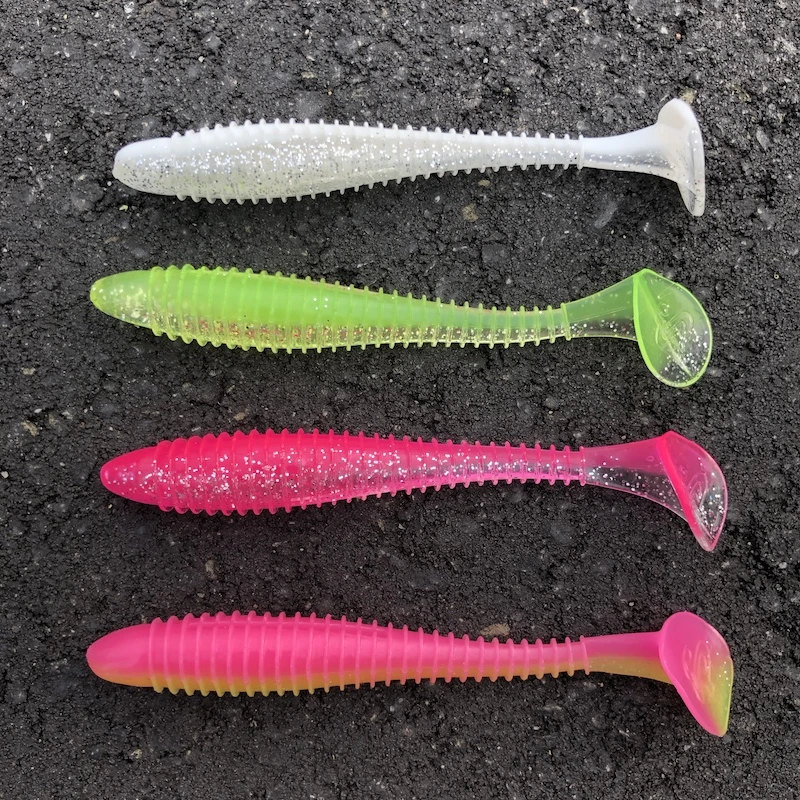 Soft Plastics Kettle Creek Outfitters 5" Swing Shad 3 Soft Plastics Kettle Creek Outfitters 5" Swing Shad