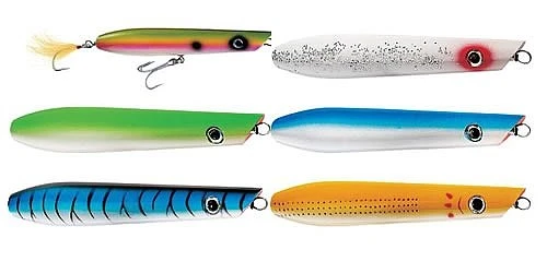 Hard Baits Tsunami Timber Lure Pencil Popper Plugs 3 Hard Baits Tsunami Timber Lure Pencil Popper Plugs