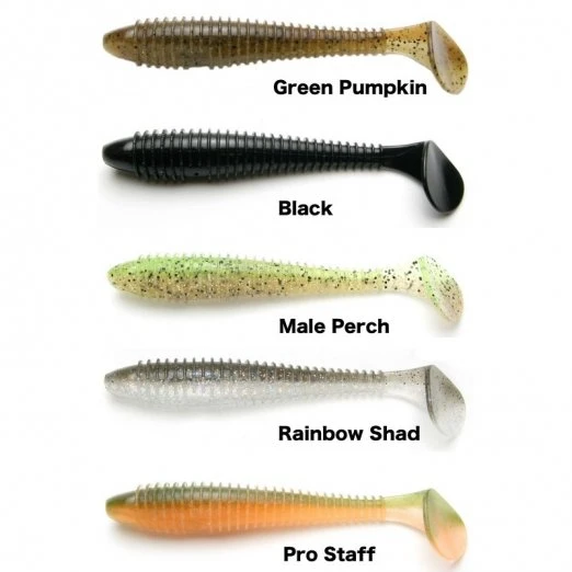 Soft Plastics Keitech Fat Swing Impact Swimbaits 4 Soft Plastics Keitech Fat Swing Impact Swimbaits - Image 2