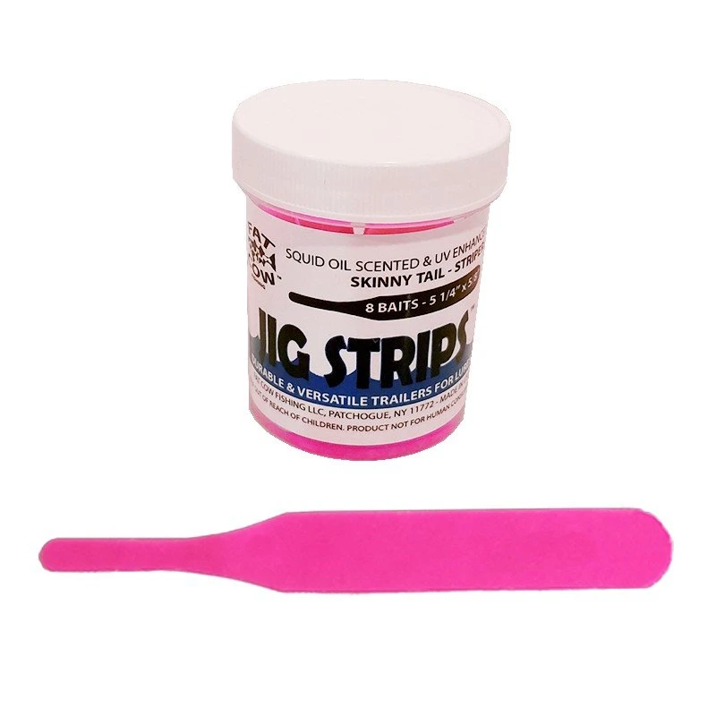 Trailers Fat Cow Skinny Tails Jig Strips 3 Trailers Fat Cow Skinny Tails Jig Strips