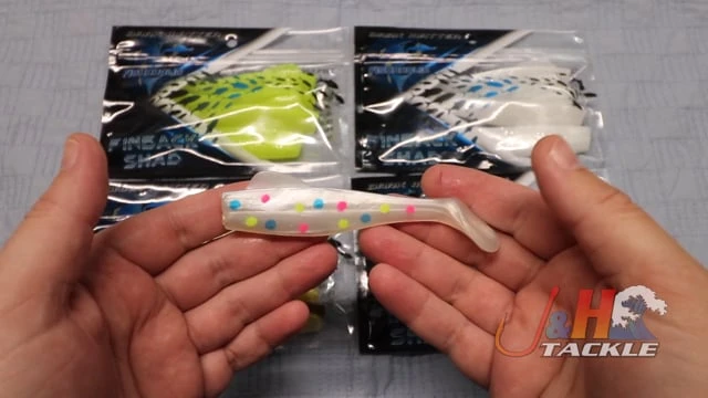 Soft Plastics Dark Matter Fishaholic Finback Shad 4 Soft Plastics Dark Matter Fishaholic Finback Shad - Image 2