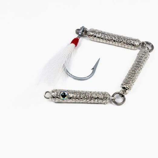 Jigs And Spoons Point Jude Jointed Sand Eel 2 1/2 Oz Lures 3 Jigs And Spoons Point Jude Jointed Sand Eel 2 1/2 Oz Lures