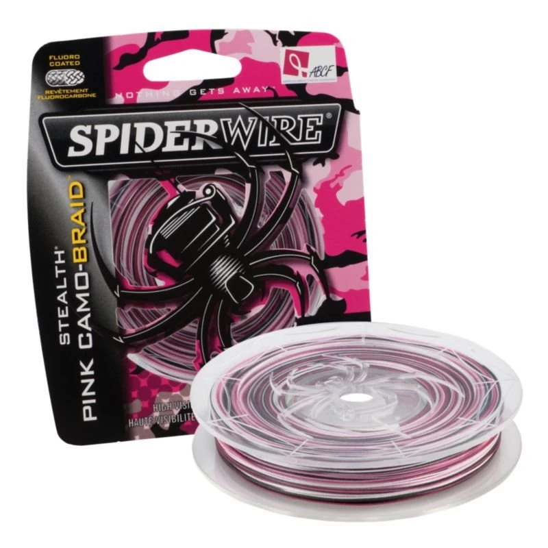 Spiderwire Stealth Pink Camo Braid 3 Spiderwire Stealth Pink Camo Braid