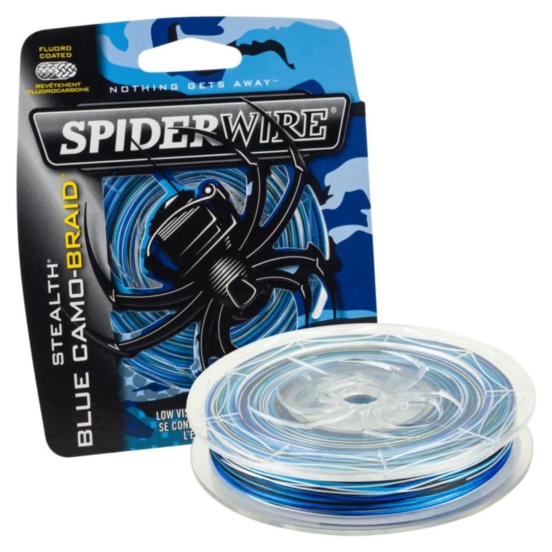 Spiderwire Stealth Blue Camo Braid 3 Spiderwire Stealth Blue Camo Braid