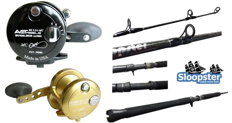 Conventional Combos Avet SX 5.3 MC Reel / Sloopster SLJ66MH Jigging Casting Rod Combo 3 Conventional Combos Avet SX 5.3 MC Reel / Sloopster SLJ66MH Jigging Casting Rod Combo