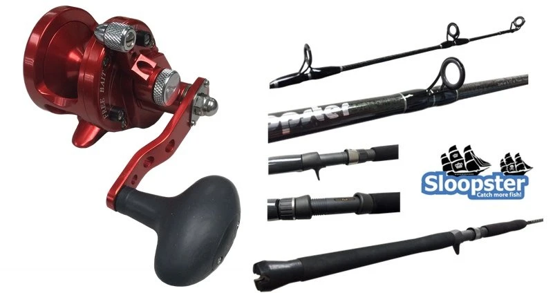 Conventional Combos Avet SXJ 5.3 Reel / Sloopster SLJ66MH Jigging Casting Rod Combo 3 Conventional Combos Avet SXJ 5.3 Reel / Sloopster SLJ66MH Jigging Casting Rod Combo