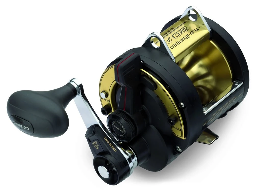 Conventional Reels Shimano TLD II A 2-Speed Lever Drag Reels 3 Conventional Reels Shimano TLD II A 2-Speed Lever Drag Reels