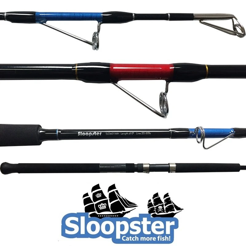 Boat Casting Rods Sloopster Custom Charter Boat Rods 3 Boat Casting Rods Sloopster Custom Charter Boat Rods