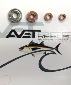 Reel Accessories J&H Tackle Sealed ABEC-7 Ceramic Ball Bearing Upgrade Kit For Avet SXJ-SX-MXJ-MXL